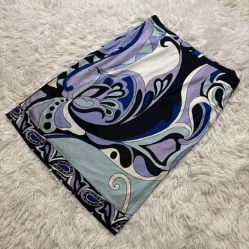 DAMAcollection(다마컬렉션) 푸치풍 스커트 실크 100%