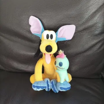 플루토 봉제 인형 스티치 코스프레 머리띠 스크램프