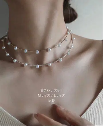 립살리스 펄 도트 초커