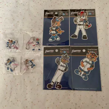 이온 파이터즈 키링 & 스티커 세트