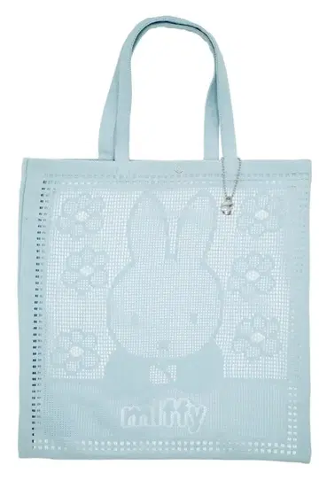 새상품 미피 근택 레이스 레이스백 토트백 에코백 블루