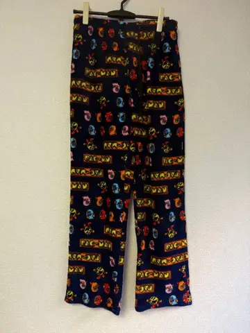 빈티지 팩맨 파자마 팬츠 플리스