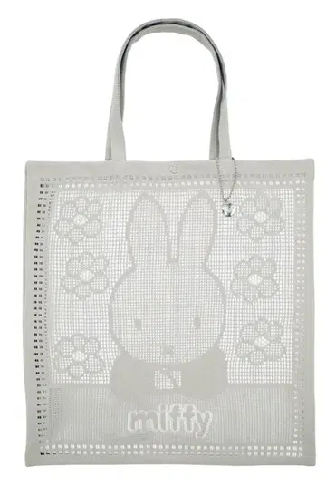 새상품 미피 긴자와 레이스 레이스백 토트백 에코백 그레이