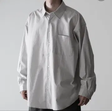 루본 ruubon 스트라이프 릴랙스 코튼 셔츠