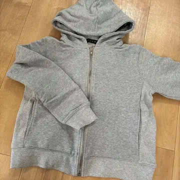 숏 기장 후드티