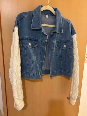 이소재 데님 데님 자켓 성숙/러블리 한국 패션 M 사이즈