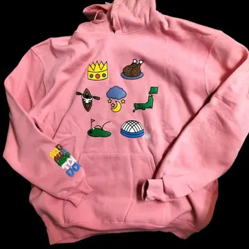 오드리 도쿄돔 후드티 핑크 XXL 올나잇닛폰 남녀 공용