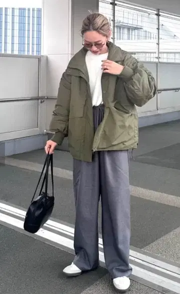 BIG 포켓 스탠드 워크 아우터 차오패닉