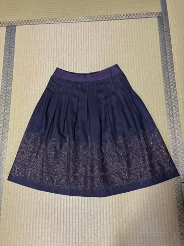 제인 마플 자수 스커트
