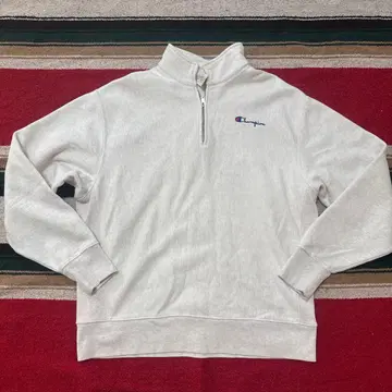 REVERSE WEAVE 리버스 위브 하프 지퍼 맨투맨 트레이닝복