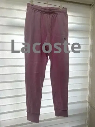 [ 미사용 새상품 ] Lacoste 핑크 스웨트 팬츠