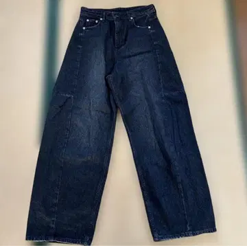 로리즈팜 커브 데님 블랙 택 없음 L 중고