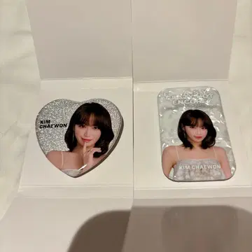 LE SSERAFIM 도쿄돔 채원 캔뱃지 2종 컴프