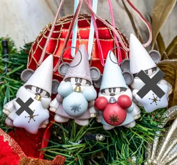 릴린린 캡슐 토이 브라운 파랑