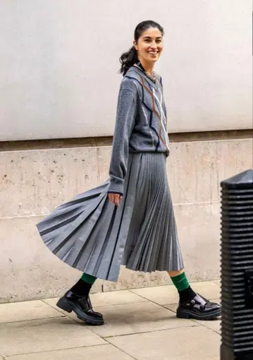 planC 플리츠 스커트 미사용 새상품