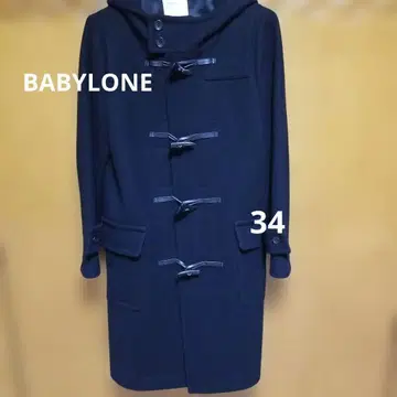BABYLONE 더플 코트 블랙