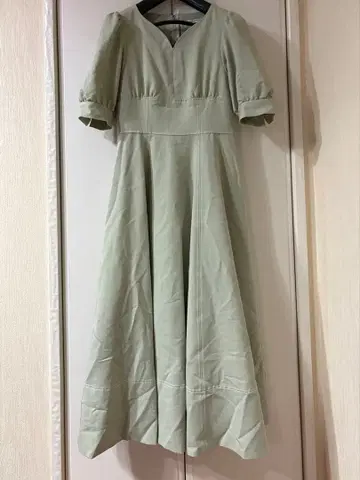 WILLSELECTION 롱 원피스 피스타치오