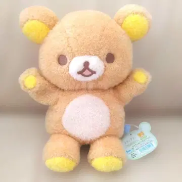 리락쿠마 서로 기대는 봉제 인형 퍼펫