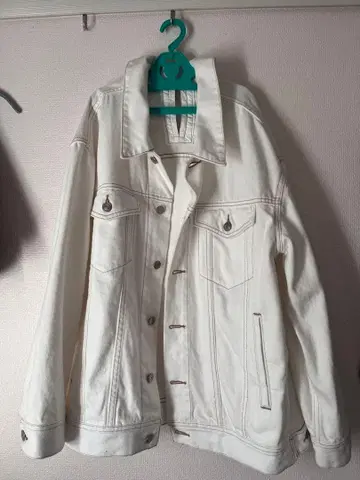 SNIDEL 스나이델 데님 자켓 데님 자켓 화이트 화이트