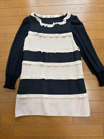 to be chic 튜닉 베이지와 블랙