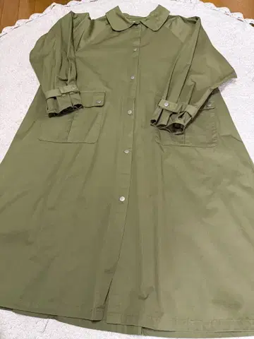 ehka sopo 롱 코트 카키