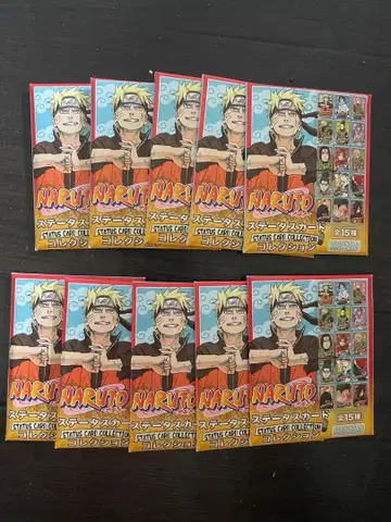 NARUTO 스탯 카드 컬렉션 랜덤 10개