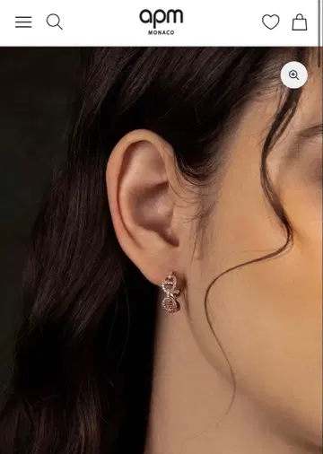APM 모나코 골드 후프 귀걸이