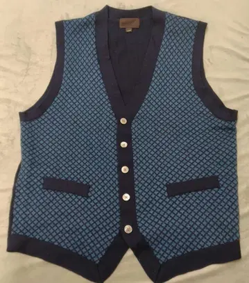 UNIVERSAL LANGUAGE 니트 베스트 네이비