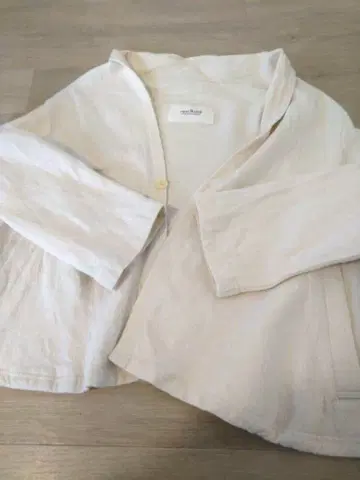 네스트로브 울 혼방 데님 숏 로브 nest robe