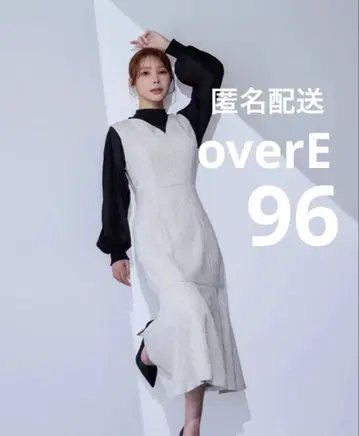 overE 트위드라이크 머메이드 원피스: 믹스 화이트 96