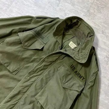 60s M-65 필드 자켓 2nd 알루미늄 지퍼 미군 실물 올리브