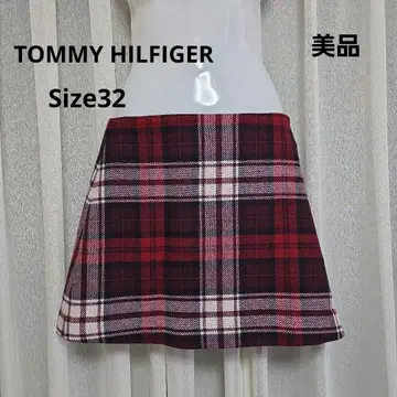새상품급 타미힐피거 미니 스커트 32