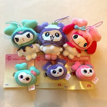 TWICE LOVELY 산리오 마스코트 헤어핀 GIGO 미사모