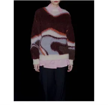 BODY LINE ABORIGINE ART KNIT TOP