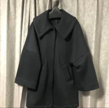 anana 아나나 종이상자 니트 코트 블랙