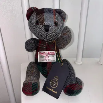 새상품 해리스 트위드 HARRIS TWEED 봉제 인형 베어 곰