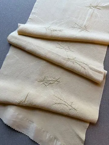 오비 장식 천 솔잎 순수 실크 쥐어짜기