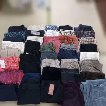팬츠, 스커트 42장 묶음 판매! 각종 사이즈가 다릅니다!