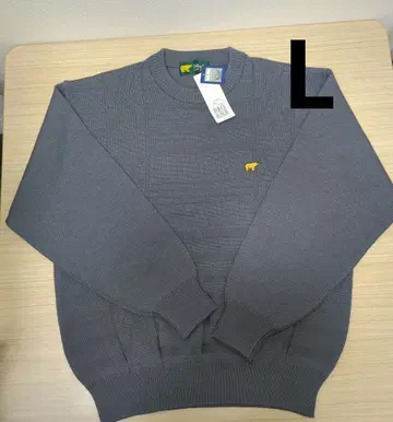 골든 베어 남성용 스웨터 니트 L 그레이