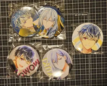 아이나나 모모 센 캔뱃지 캔 키링 세트