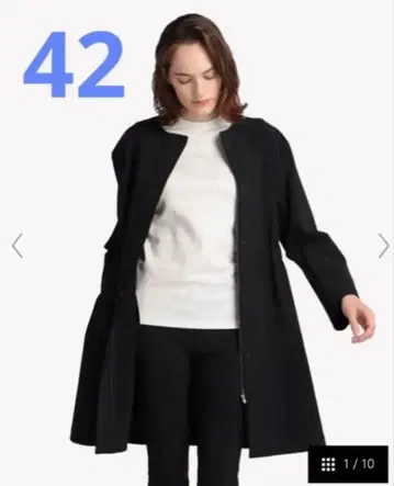 띠어리 럭스 본딩 저지 나엘리 노카라 코트