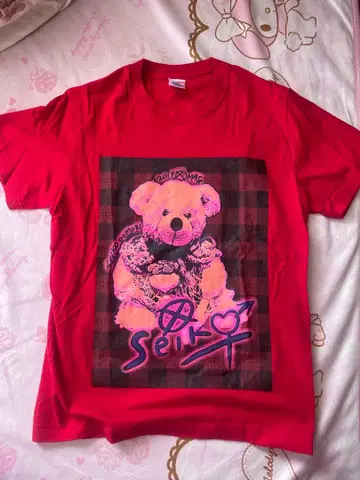 오모리 세이코 라이브 T셔츠 2019년 새빨갛게 물든 크리스마스