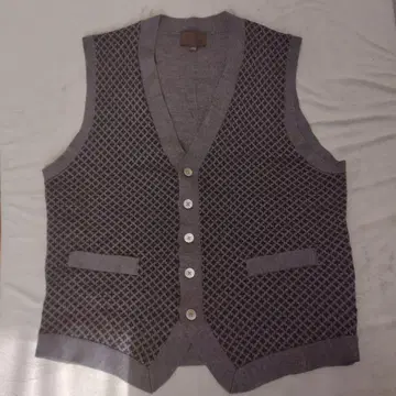 UNIVERSAL LANGUAGE 그레이 니트 베스트