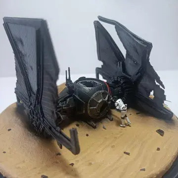 반다이 1/72 타이 파이터 디오라마 완성품