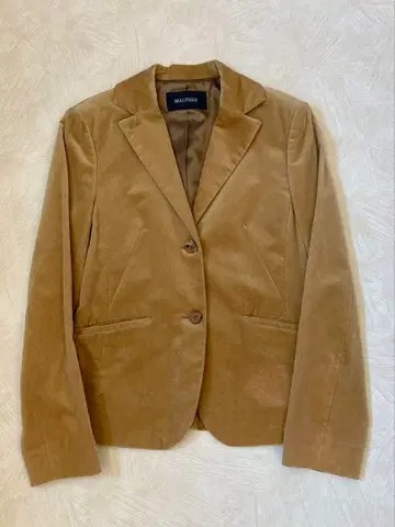 MACPHEE 스트레치 코듀로이 테일러드 자켓 카멜