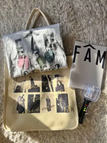 timelesz FAM 굿즈 세트 티셔츠, 백, 응원봉