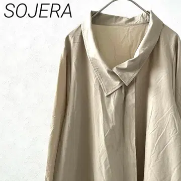 SOJERA 셔츠 튜닉 기장 포켓 부착 사이드 슬릿 루즈핏