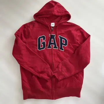[GAP] 풀 집업 레드 후드티 S