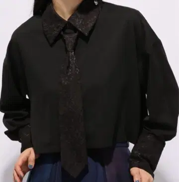 HARE 이소자이 넥타이 숏 셔츠 넥타이 셔츠