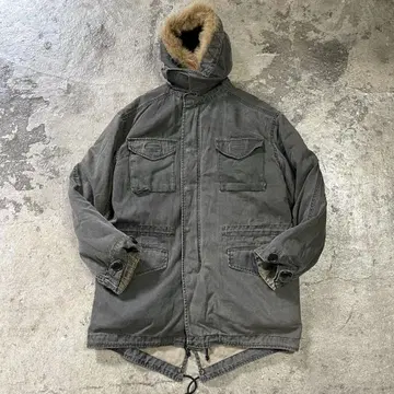 PPFM 라이너 포함 밀리터리 모즈 코트 M 그레이